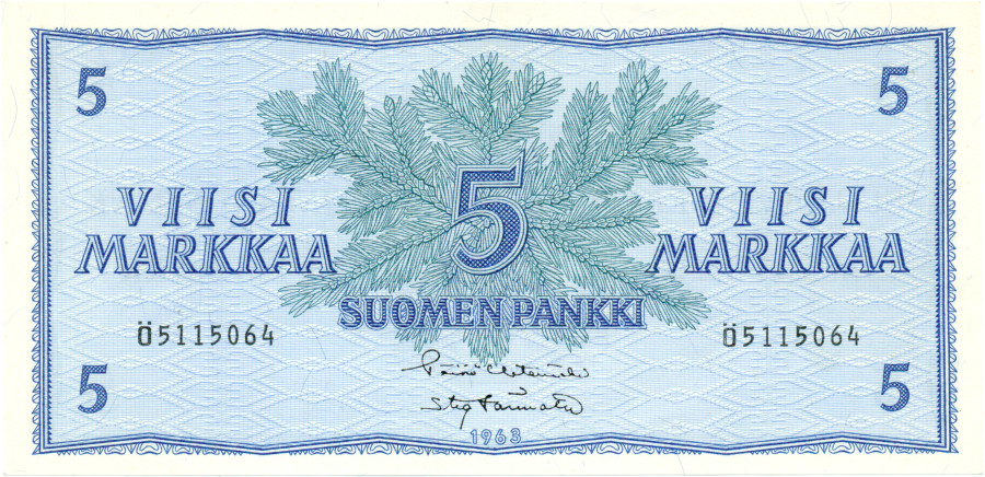 5 Markkaa 1963 Ö5115064